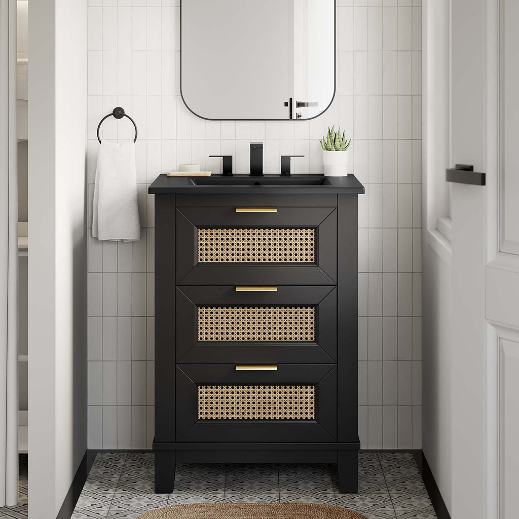 Dixie 24" Solid Wood Bathroom Vanity Cabinet by Modway