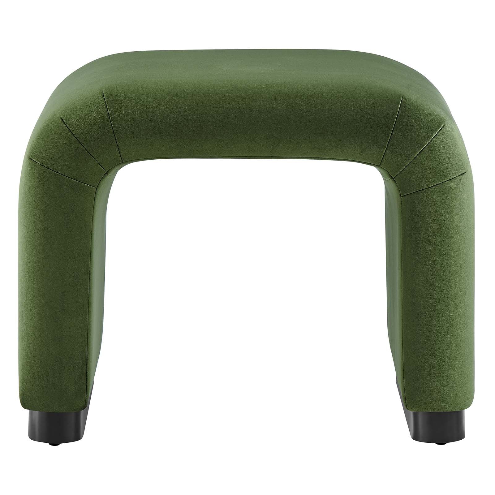 Koda Performance Velvet Waterfall Stool by Modway