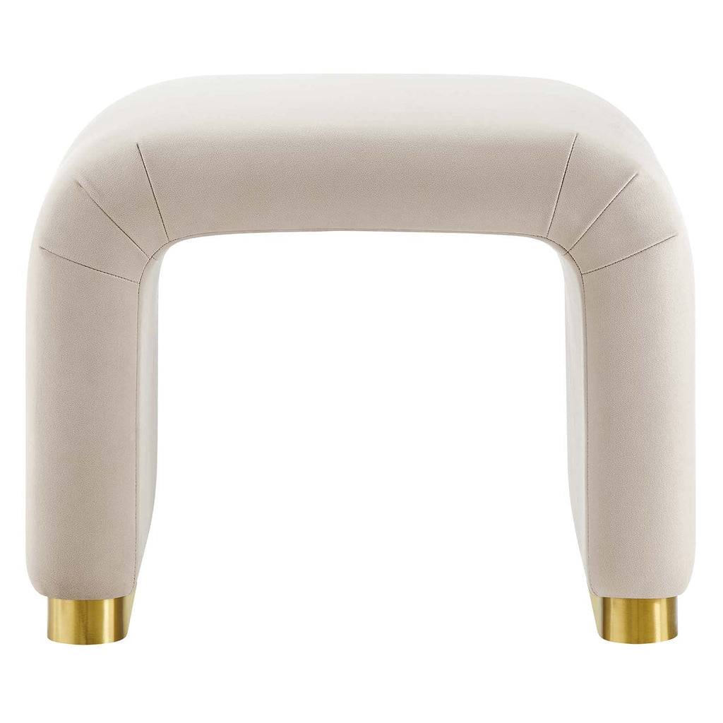 Koda Performance Velvet Waterfall Stool by Modway