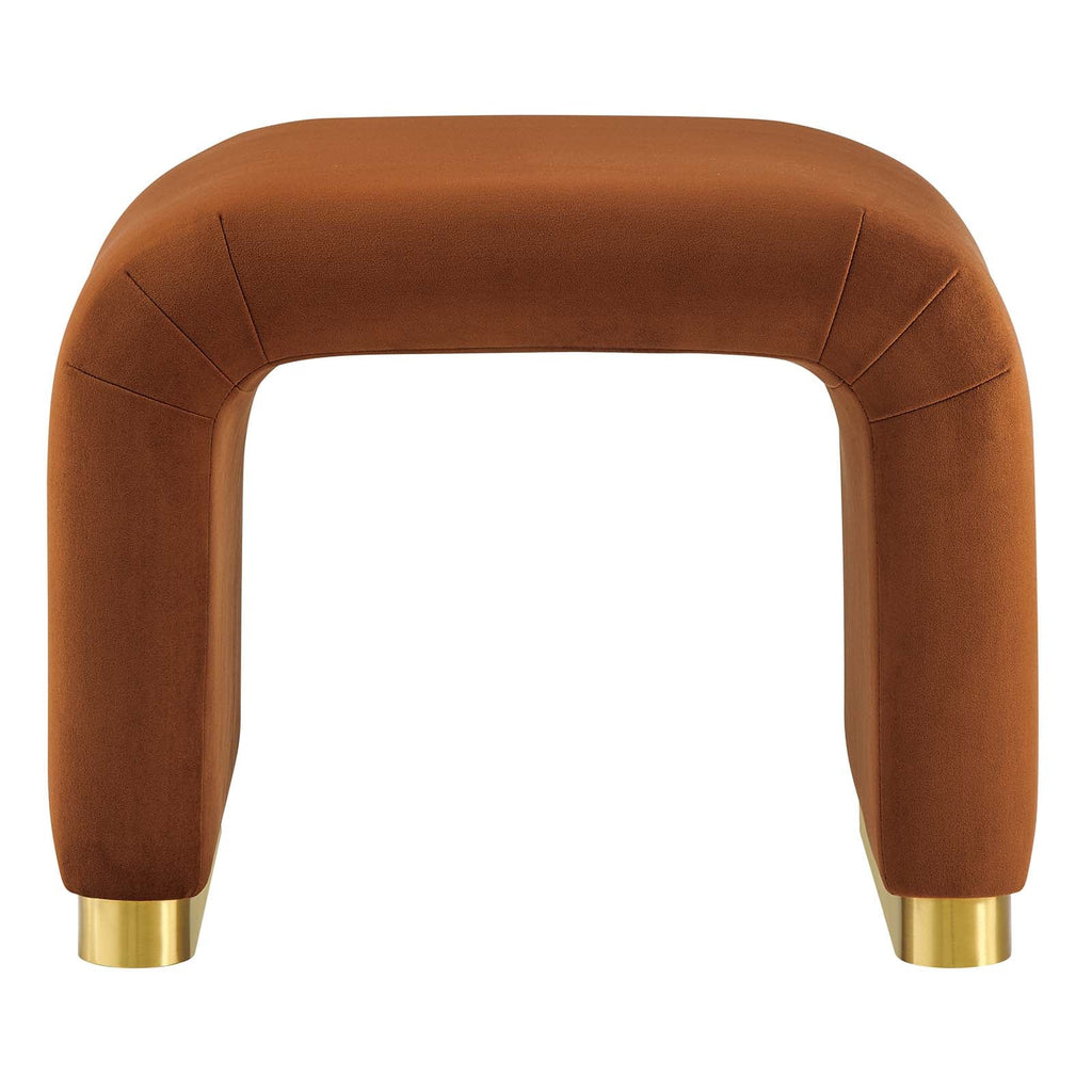 Koda Performance Velvet Waterfall Stool by Modway