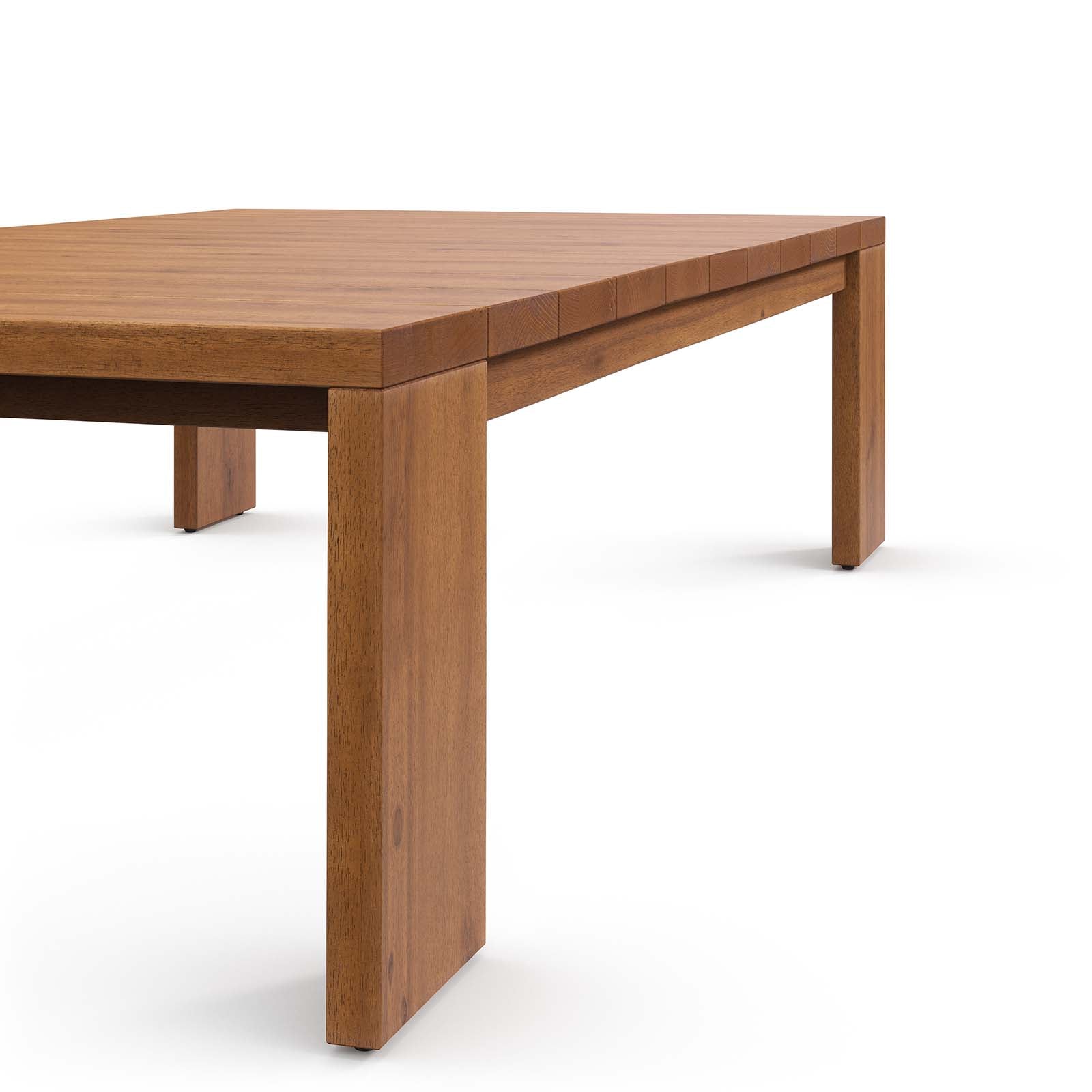 Tahoe Outdoor Patio Acacia Wood Coffee Table by Modway