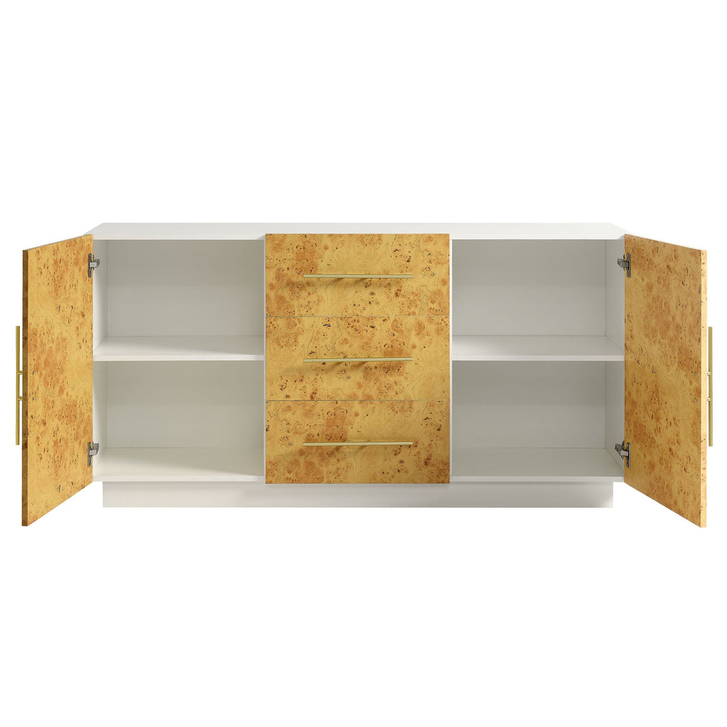 Abel 59 Inch Burl Wood Sideboard Buffet TV Stand by Modway