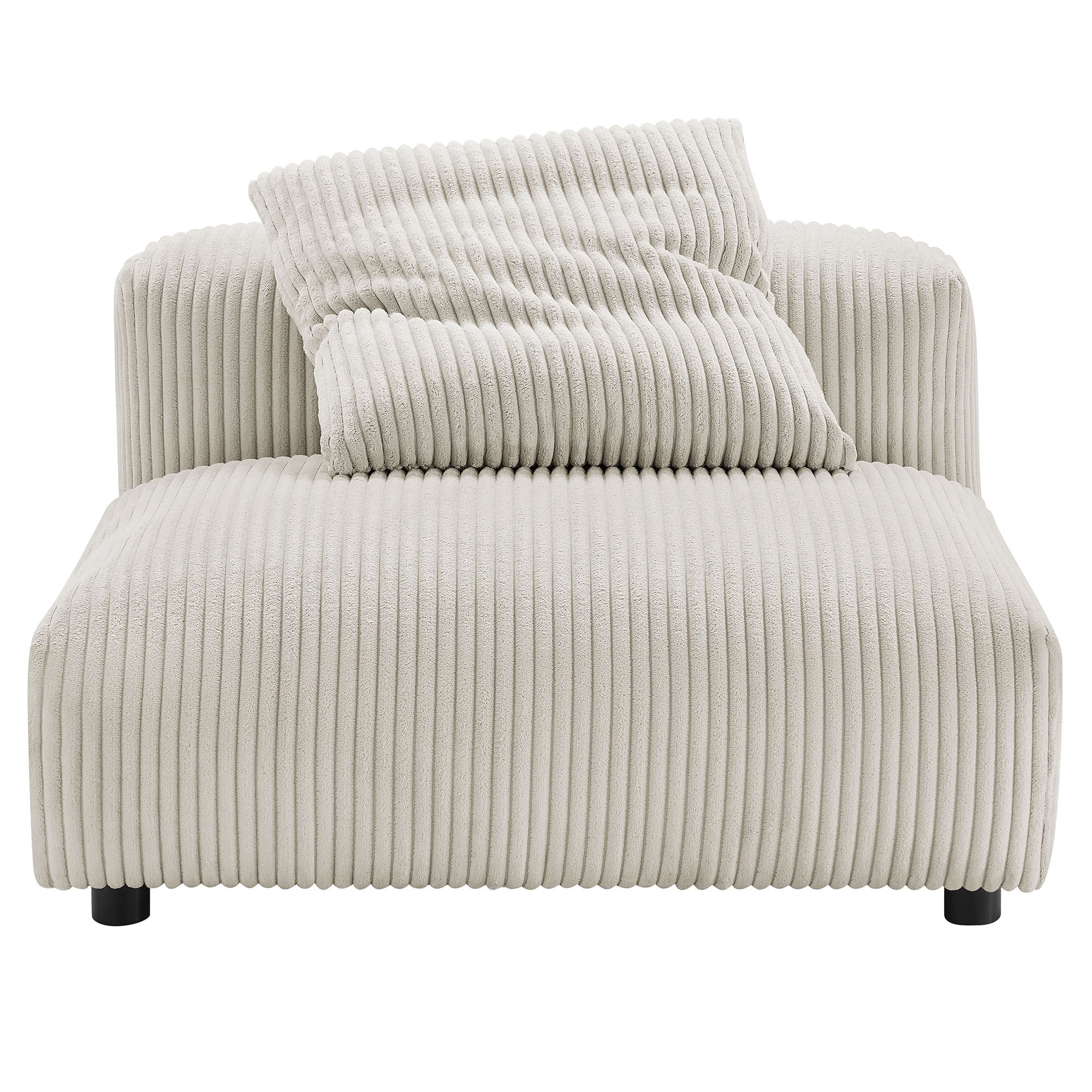 Solace 3-Piece Modular Corduroy Upholstered Sectional Sofa by Modway