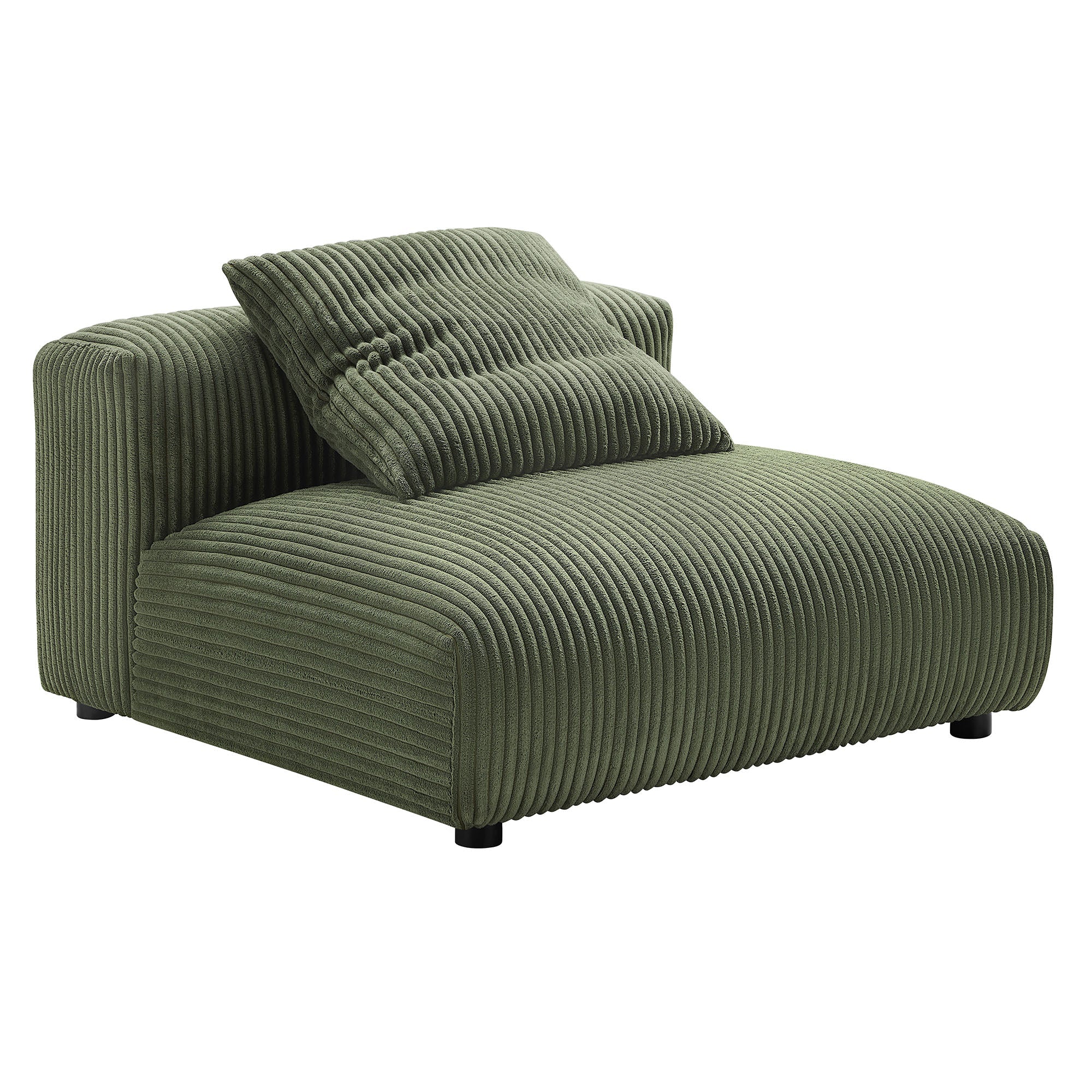 Solace 4-Piece Modular Corduroy Upholstered Sectional Sofa by Modway