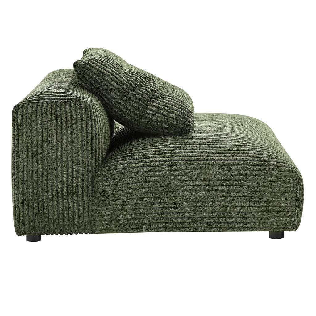 Solace 3-Piece Modular Corduroy Upholstered Sofa by Modway
