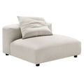 Solace Modular Upholstered Fabric Armless Chair by Modway