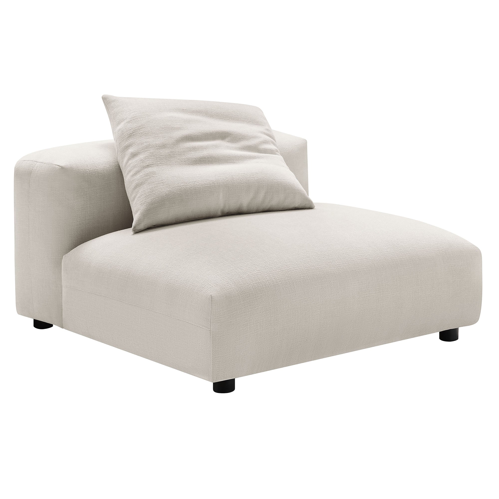 Solace 2-Piece Modular Upholstered Fabric Sofa by Modway