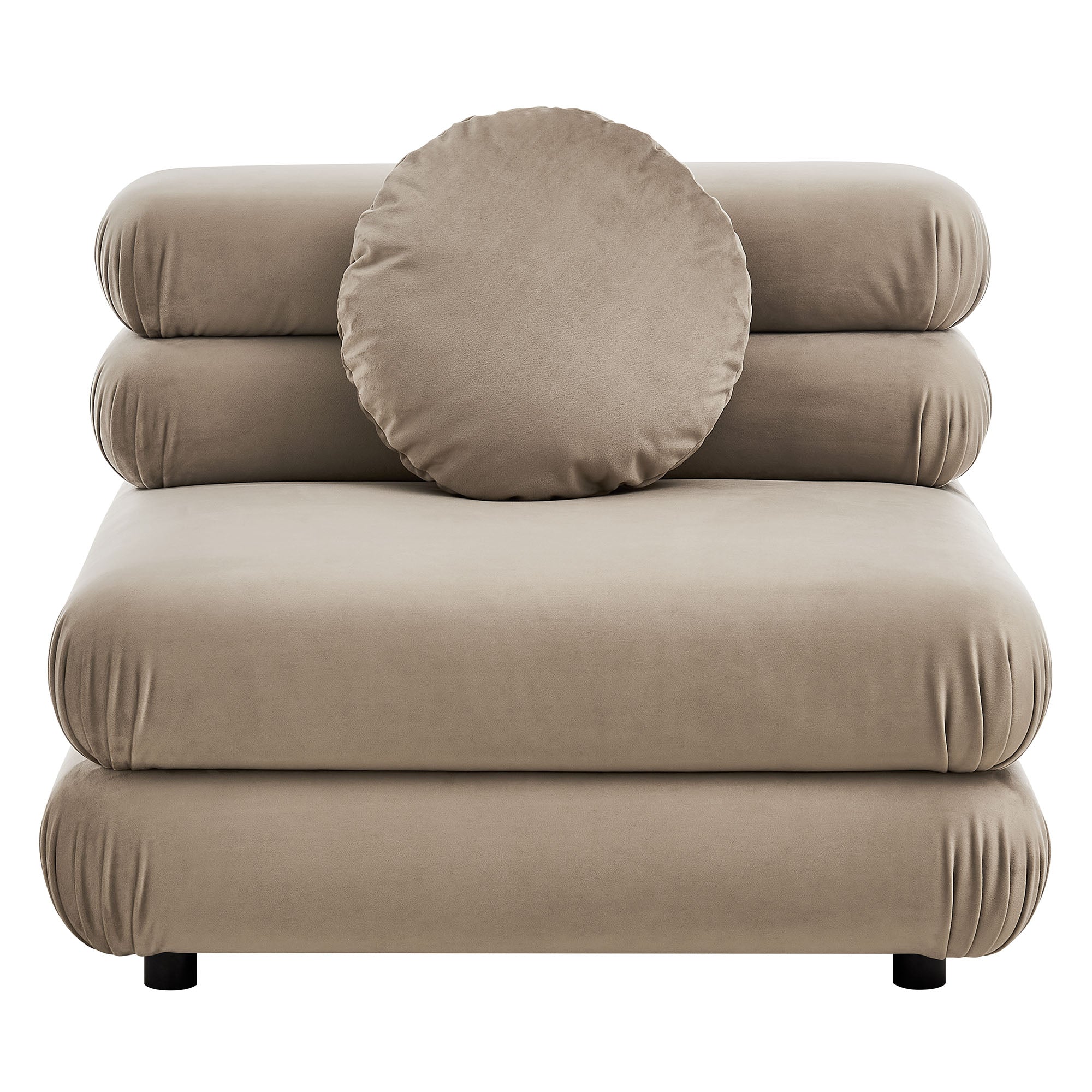 Jubilee Modular Performance Velvet Armless Chair by Modway