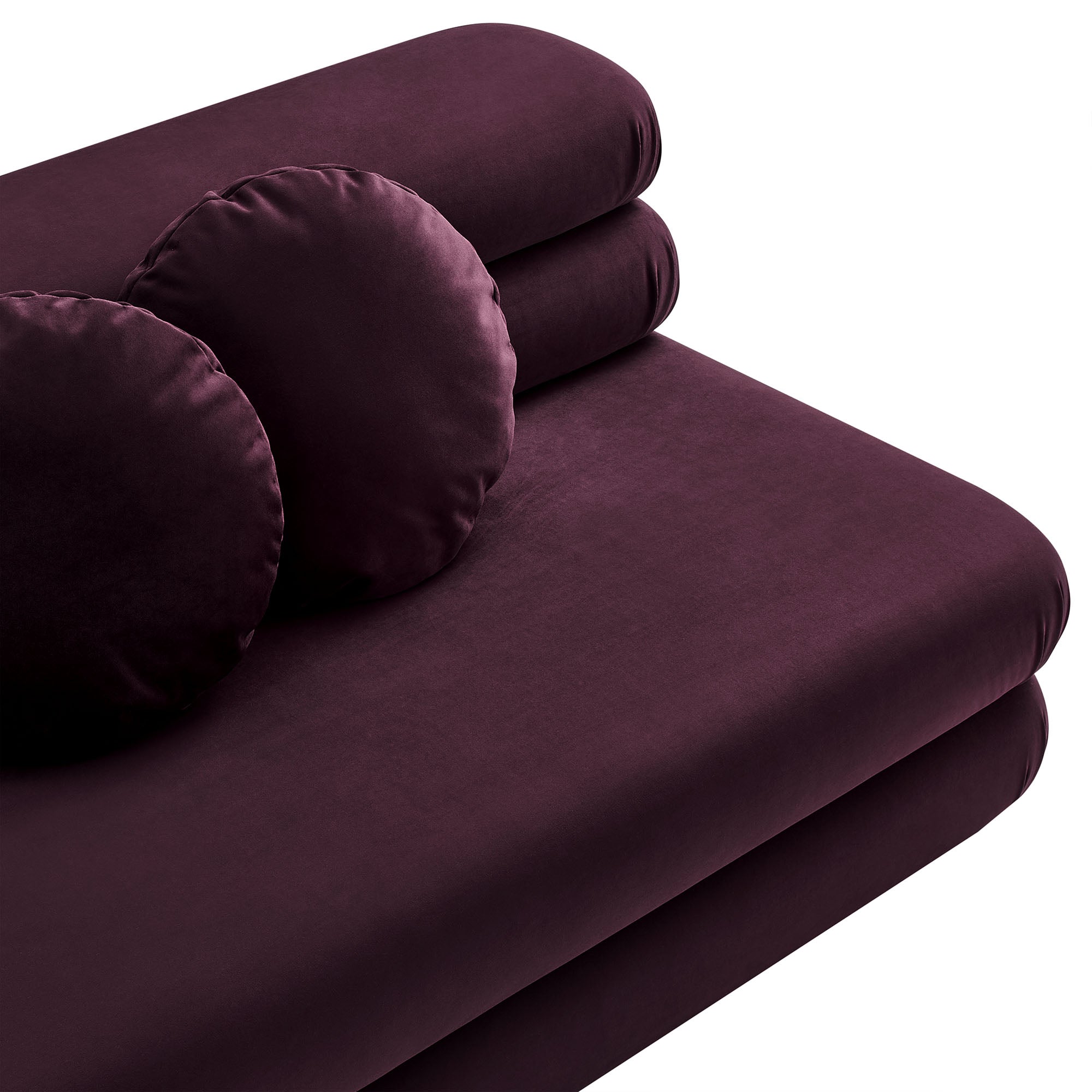 Jubilee Modular Performance Velvet Armless Loveseat by Modway