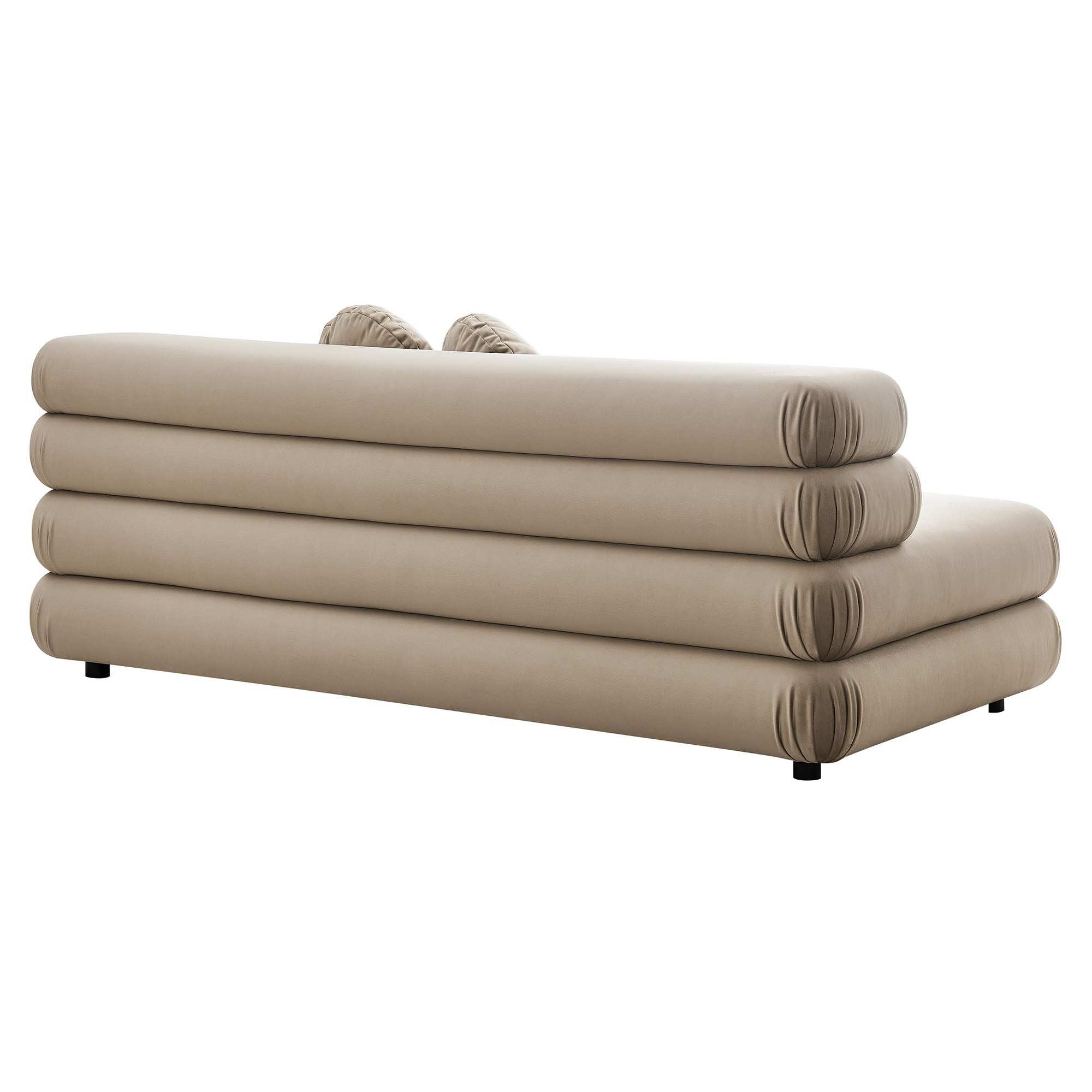 Jubilee Modular Performance Velvet Armless Loveseat by Modway