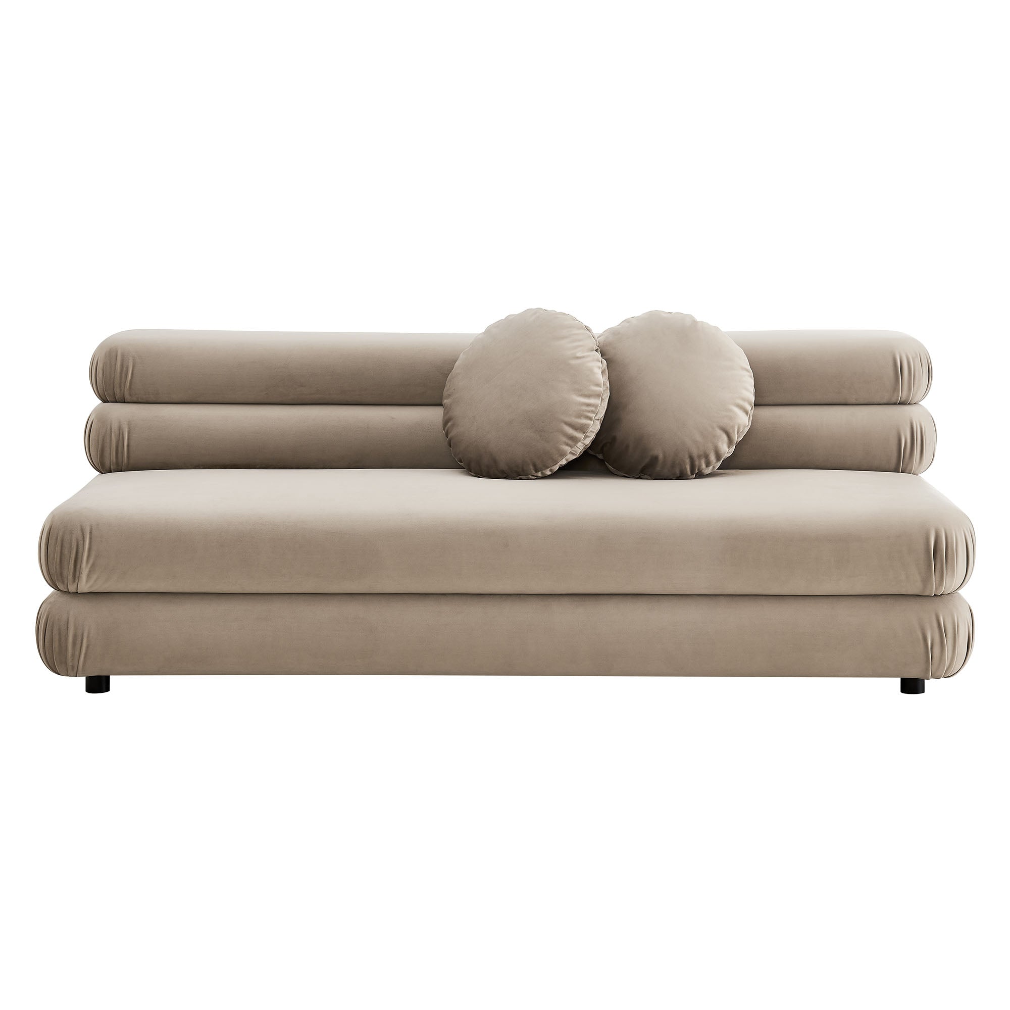 Jubilee Modular Performance Velvet Armless Loveseat by Modway