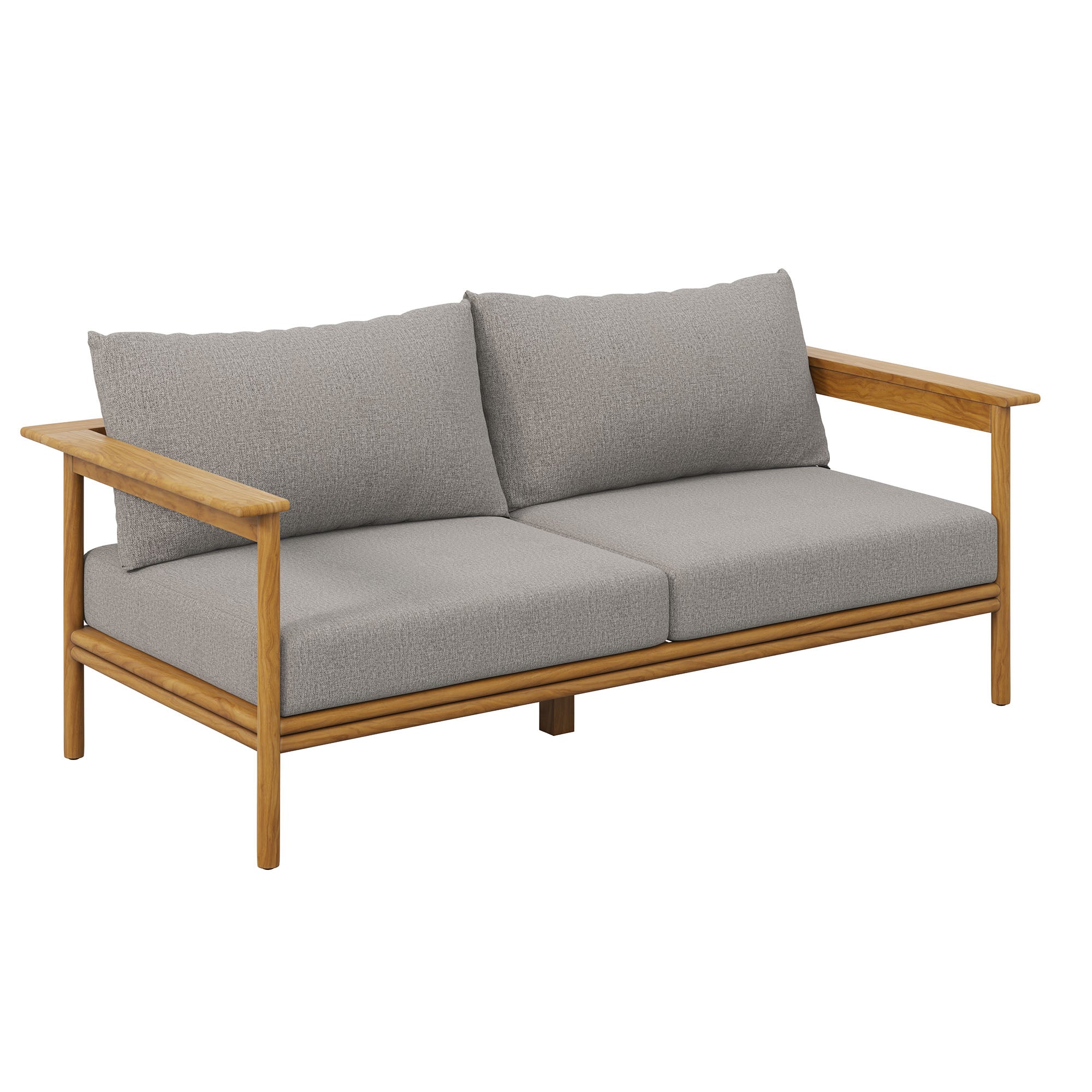 Wren 6-Piece Outdoor Patio Teak Wood Furniture Set by Modway