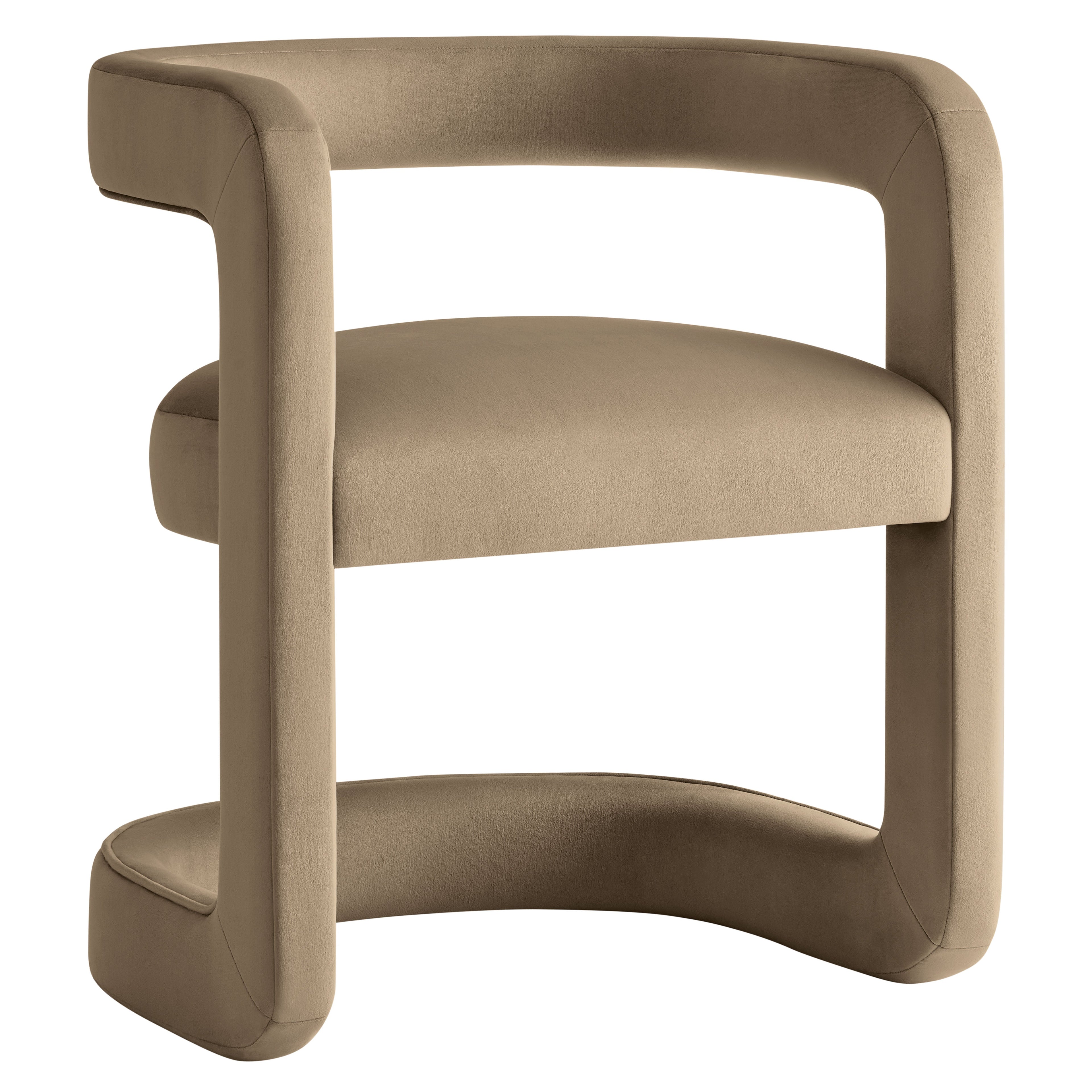 Winslow Barrel Performance Velvet Dining Chair  by Modway
