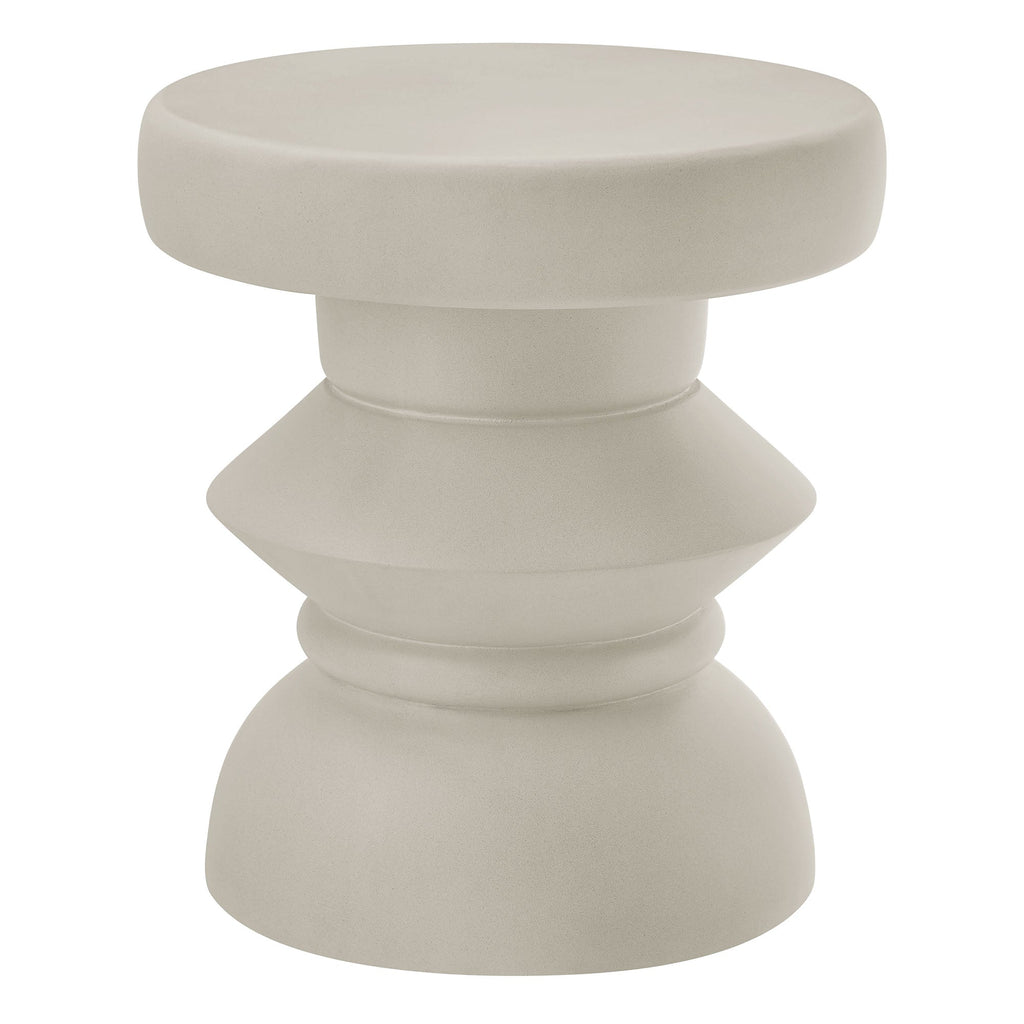 Terza Indoor - Outdoor Patio Concrete Side Table by Modway