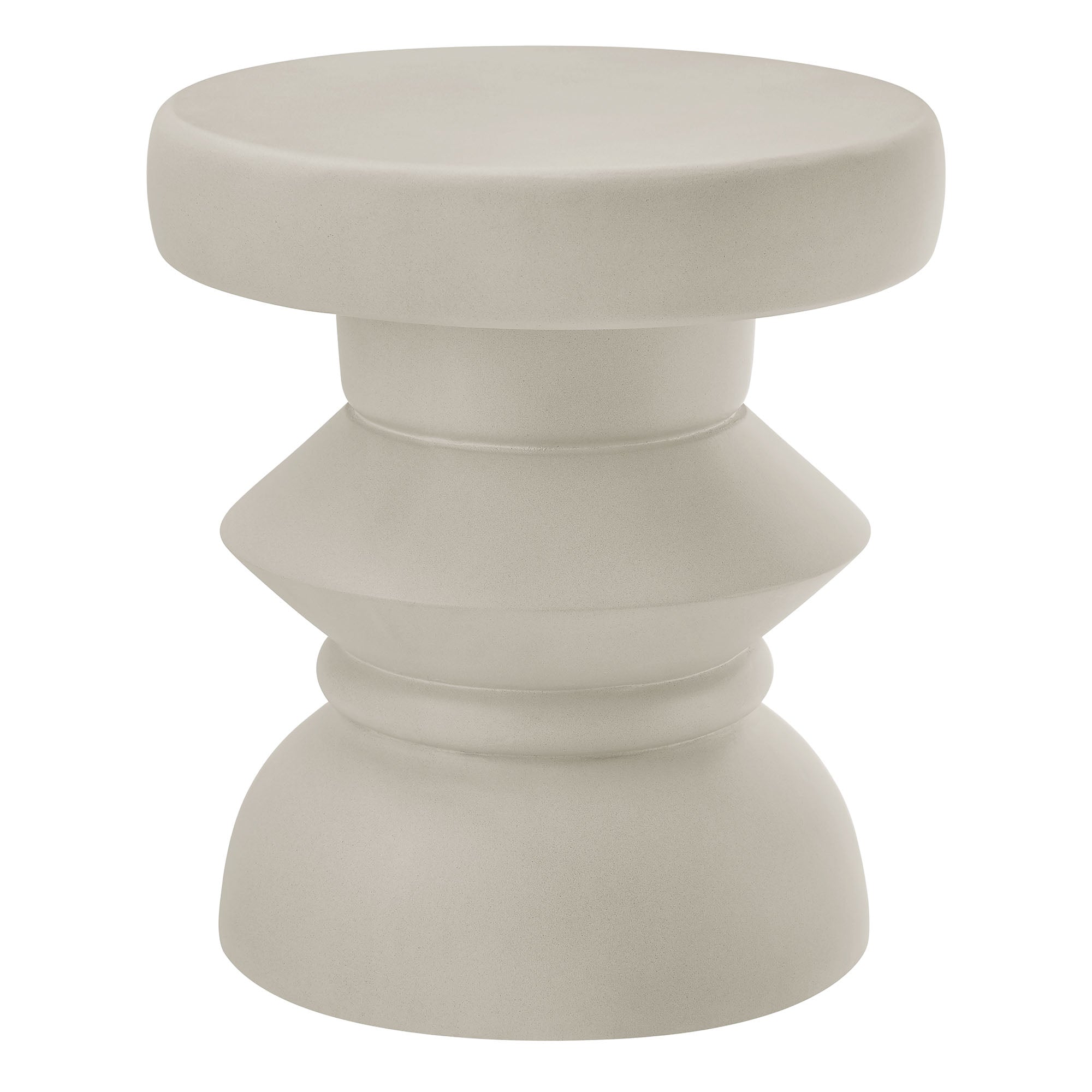 Terza Indoor - Outdoor Patio Concrete Side Table by Modway