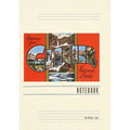Vintage Lined Notebook Greetings from Glacier Park, Montana - Paperback