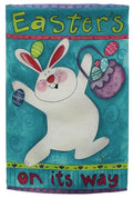 Easter's On Its Way 2 Sided Garden Flag