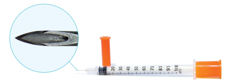 EasyTouch® U-100 Insulin Syringe w/ Needle
