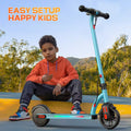 10mph Max Electric Scooter for Kids, LED Dispaly, 150W Powerful Motor, Dual Brake System, Adjustable Height and Speed, Best Presents for Kids