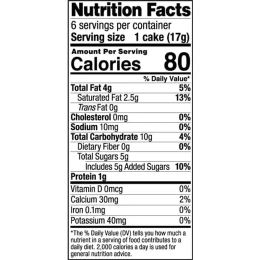 Element Organic Vanilla Orange Dipped Rice Cakes, Case of 6 (3.5 oz Each)