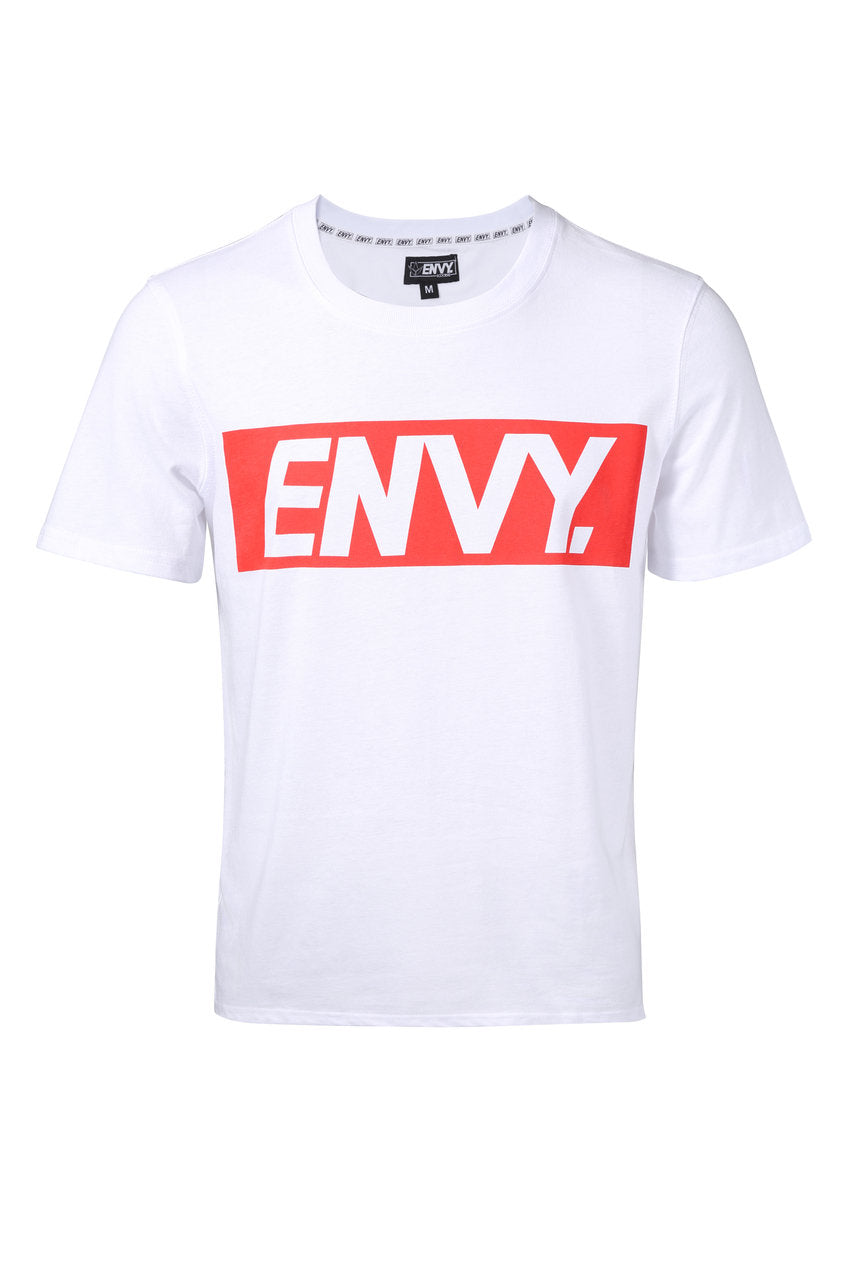 Envy T-Shirt Red - White