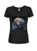 Ephemeral Juniors V Neck T-Shirt