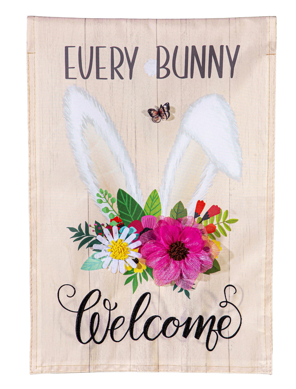 Every Bunny Welcome Garden Flag 2 Sided
