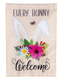 Every Bunny Welcome Garden Flag 2 Sided