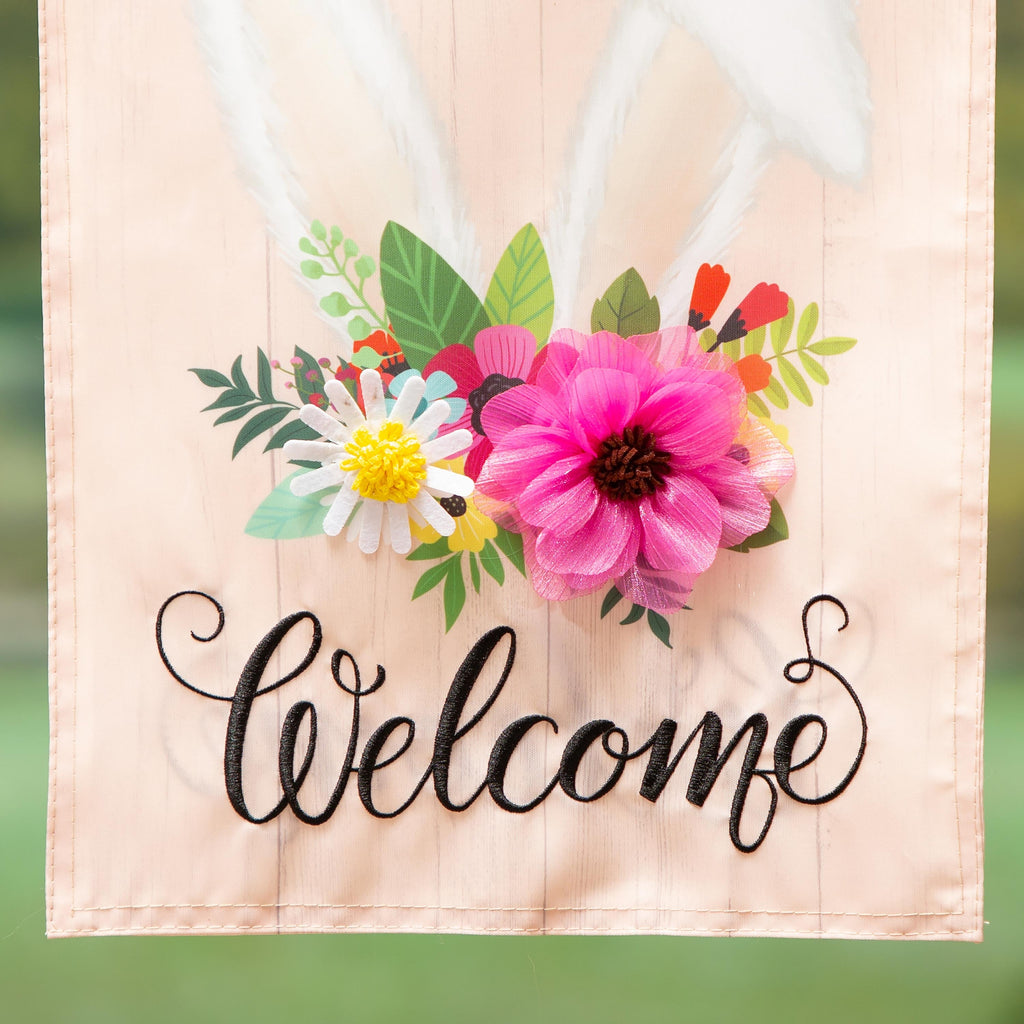 Every Bunny Welcome Garden Flag 2 Sided