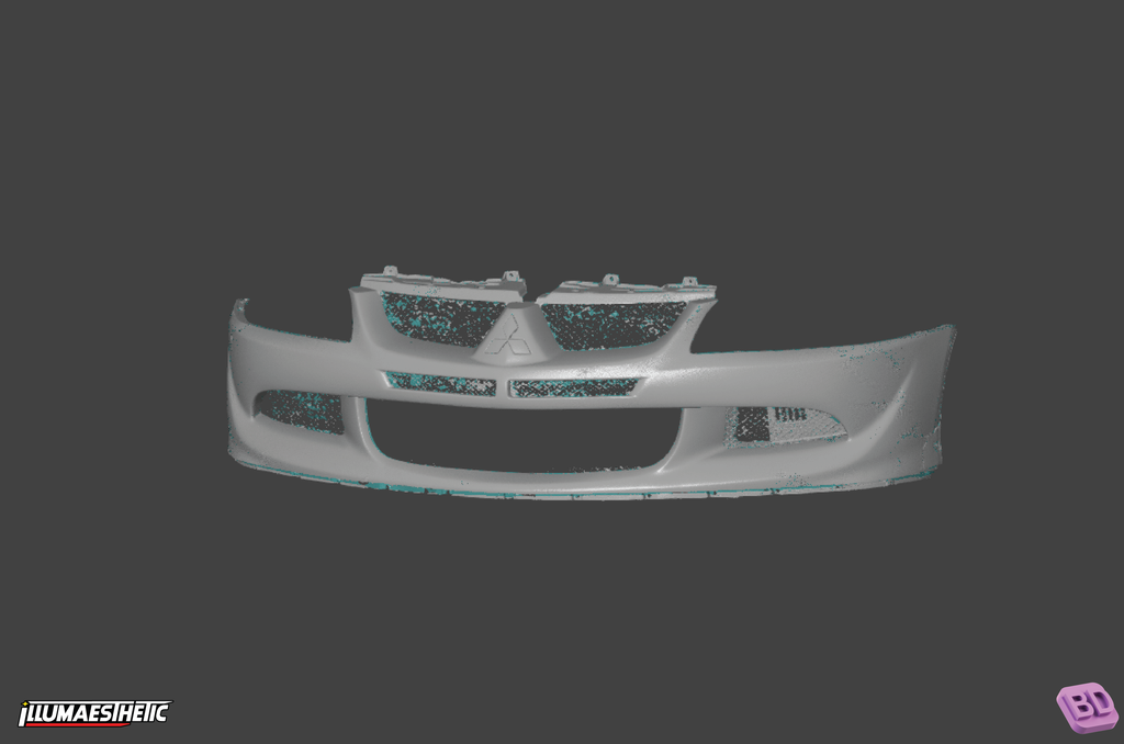 Mitsubishi Lancer Evolution 8 (CT9A) 3D Scan (2003-2005)
