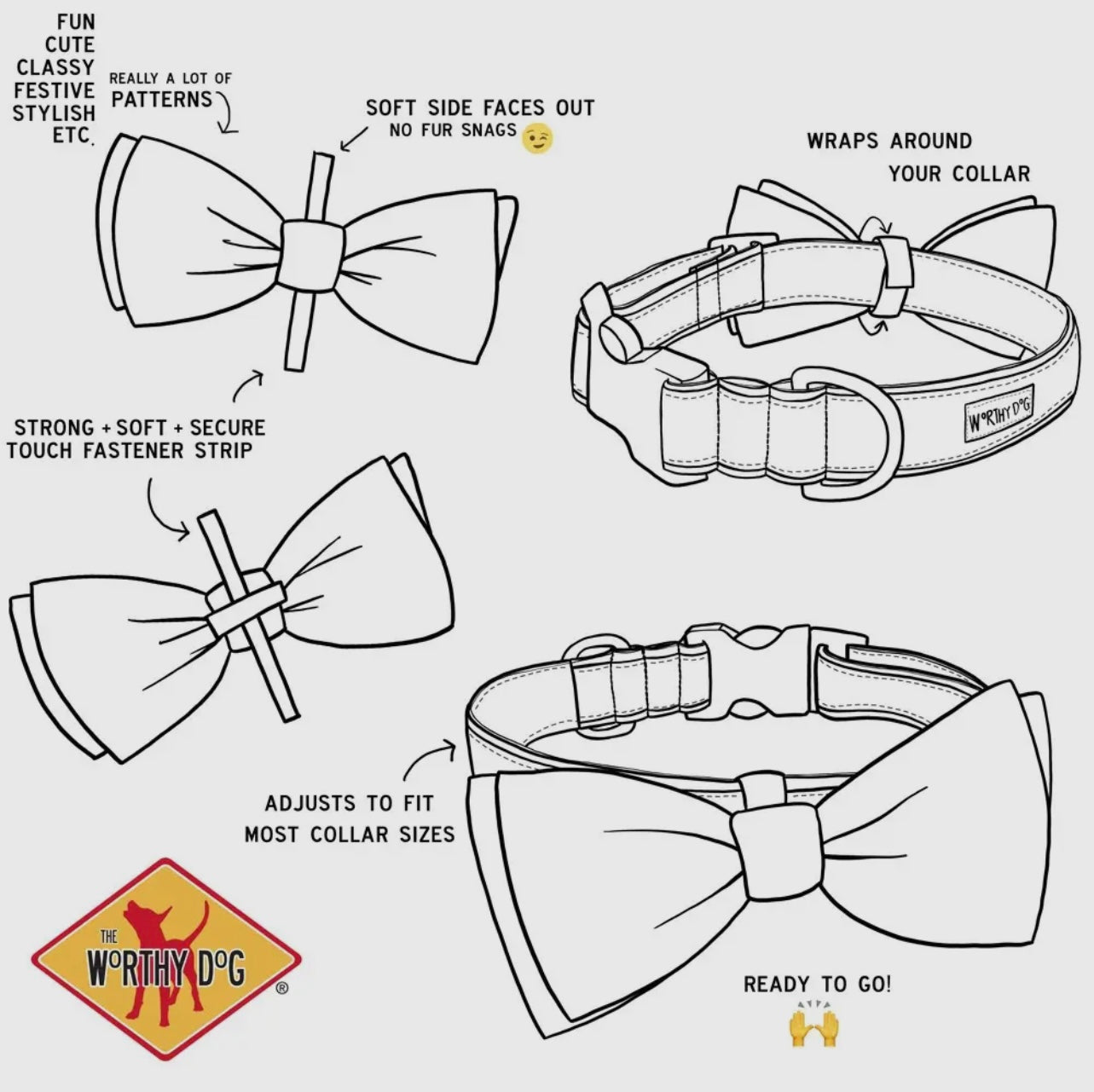🦈🎀 Chomp Bow Tie