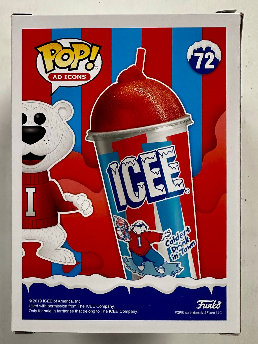 Funko Pop! Ad Icons Icee Polar Bear Holding Icee #72 Vaulted 2019 Exclusive
