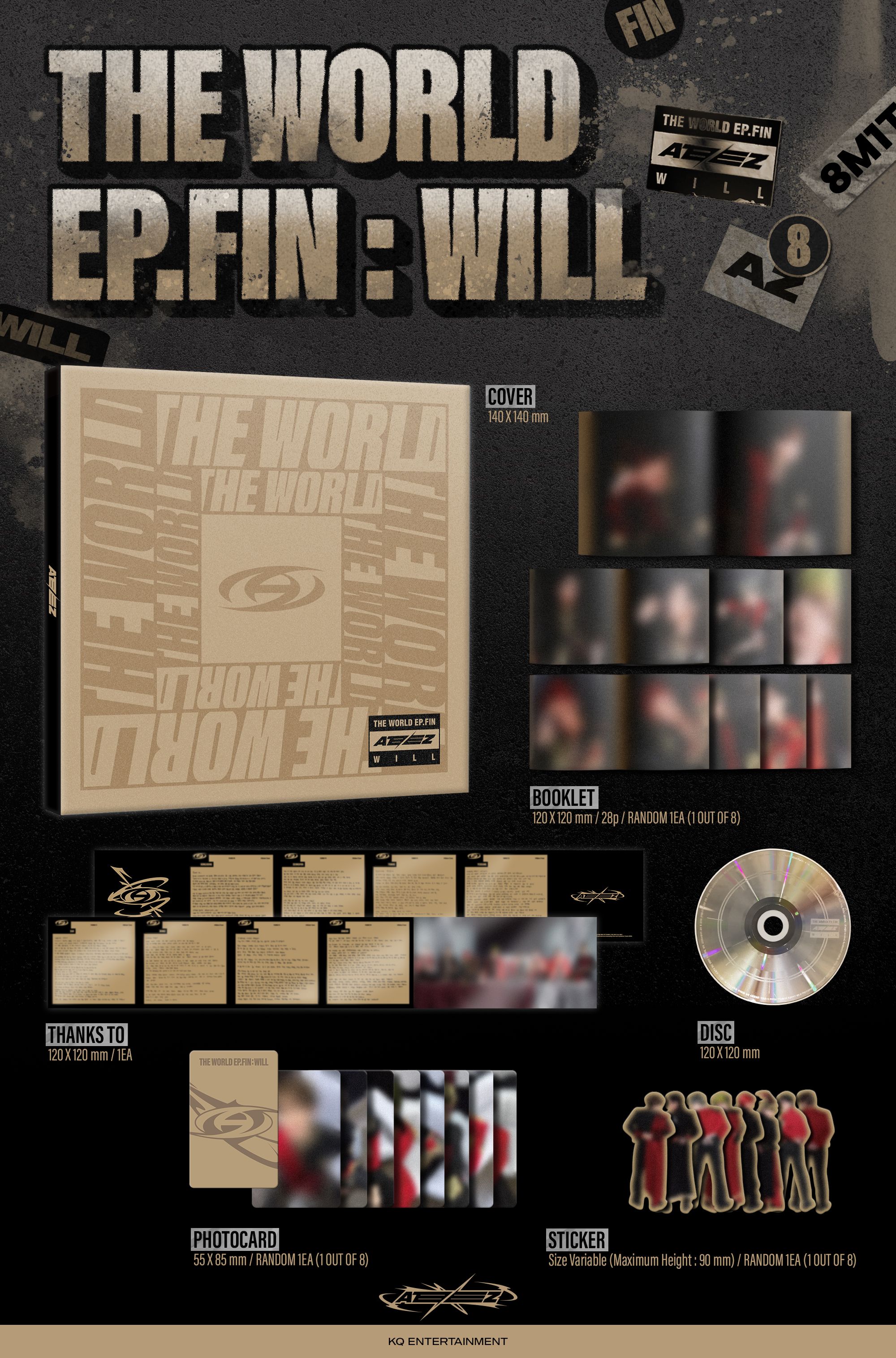 ATEEZ 2nd Album - The World Ep.Fin : Will