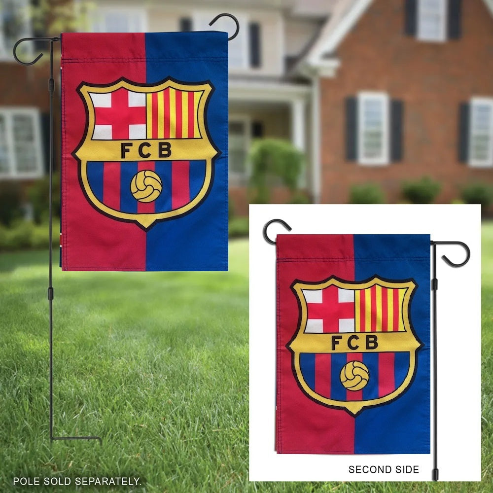 FC Barcelona 2 Sided Garden Flag