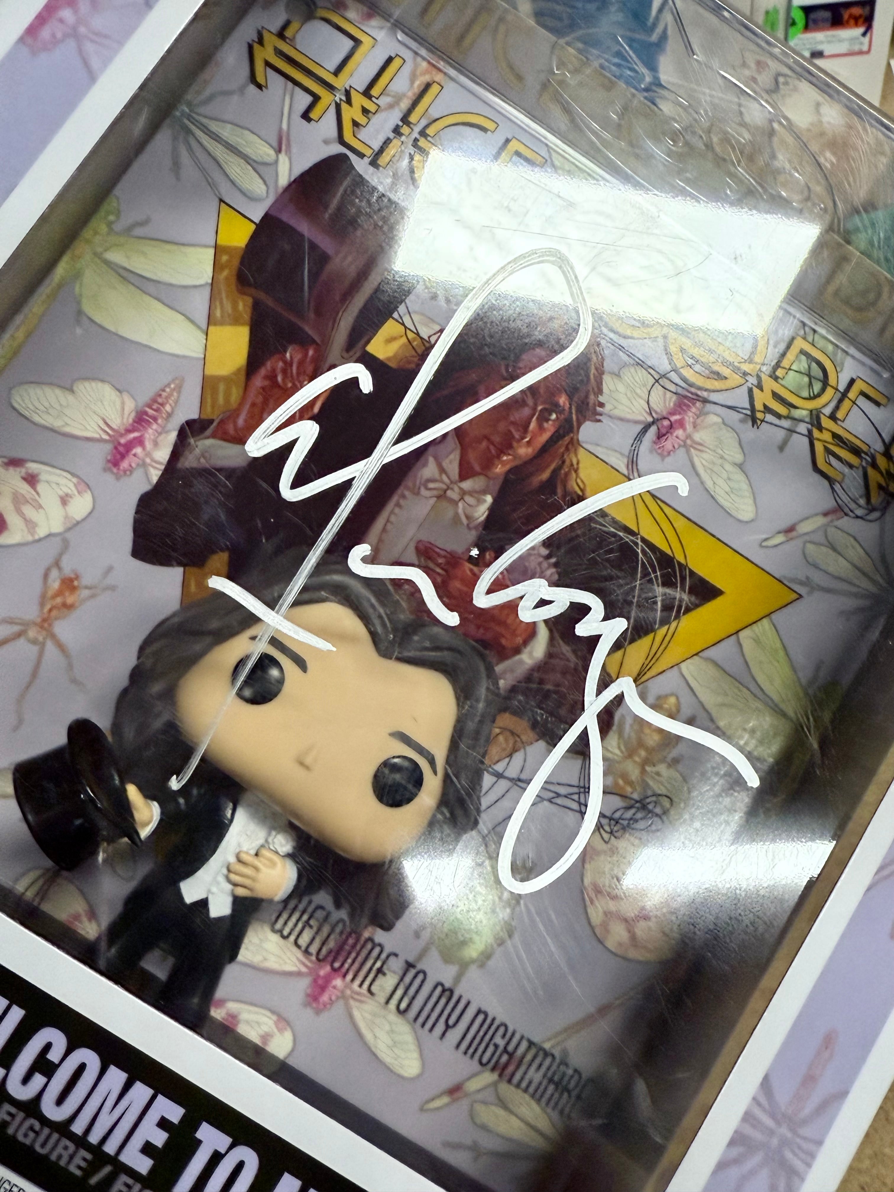 Alice Cooper Signed Welcome To My Nightmare Funko Pop! Albums #34 With PSA COA