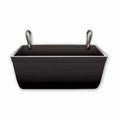 Maxi-Lift: Black Medium Fence Feeder 5QT. 7/Cs