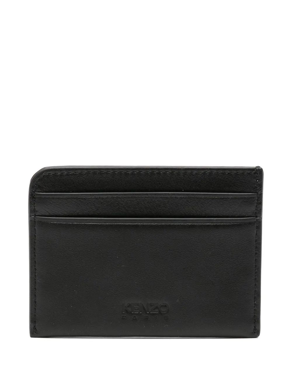 KENZO Mini Happy Tiger Leather Card Holder