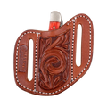 KNIFE SCABBORD ANGLED FOLDING KNIFE FLORAL