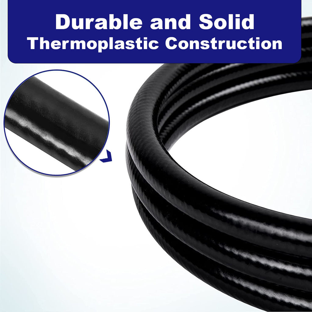 12FT QCC/Type 1 Regulator Hose with 1/4 Quick-Connect Adapter for Flame King Heaters and Buddy Mr Heaters