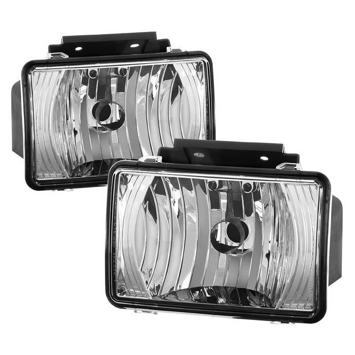 SPYDER xTune 04-12 Chevy Colorado (Not Xtreme Models) OEM Fog Lights - Chrome FL-CCOL04-C 9037139