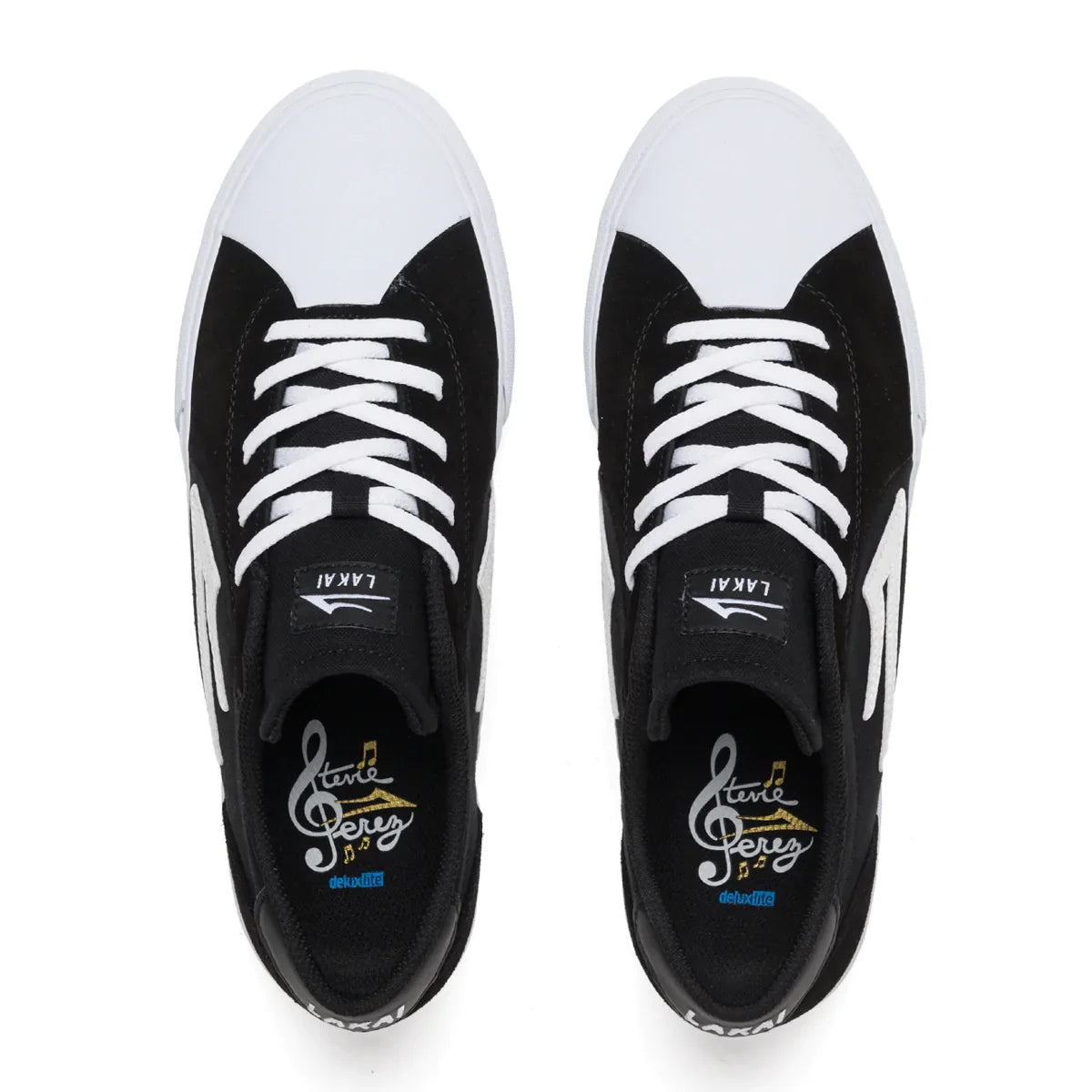 Lakai Shoes Flaco II - Black/White Suede
