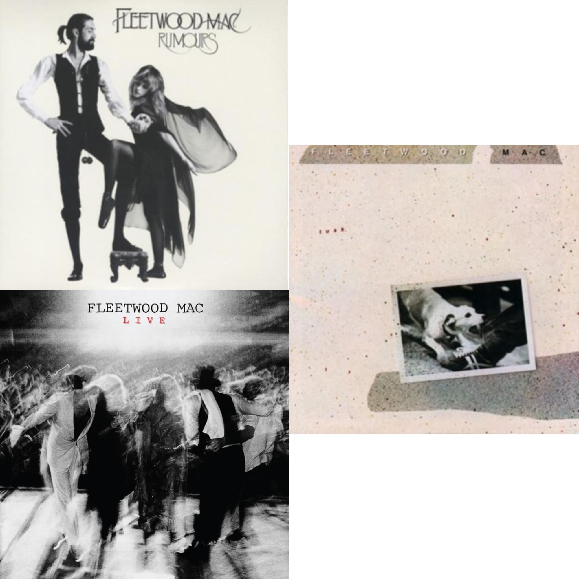 Fleetwood Mac - Rumours (2LP/45RPM/Deluxe) & Tusk (2LP) & Fleetwood Mac Live (Super Deluxe Edition/2LP/3CD/7Inch)