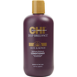 Deep Brilliance Olive & Monoi Optimum Moisture Conditioner 12 Oz