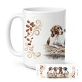 German Shorthaired Pointers Morning Coffee Ceramic Coffee Mug 15 oz Decorative Large C Handle Mug Cup for Tea, Cocoa Hot Chocolate