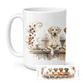 Rhodesian Ridgebacks Morning Coffee Ceramic Coffee Mug 15 oz Decorative Large C Handle Mug Cup for Tea, Cocoa Hot Chocolate
