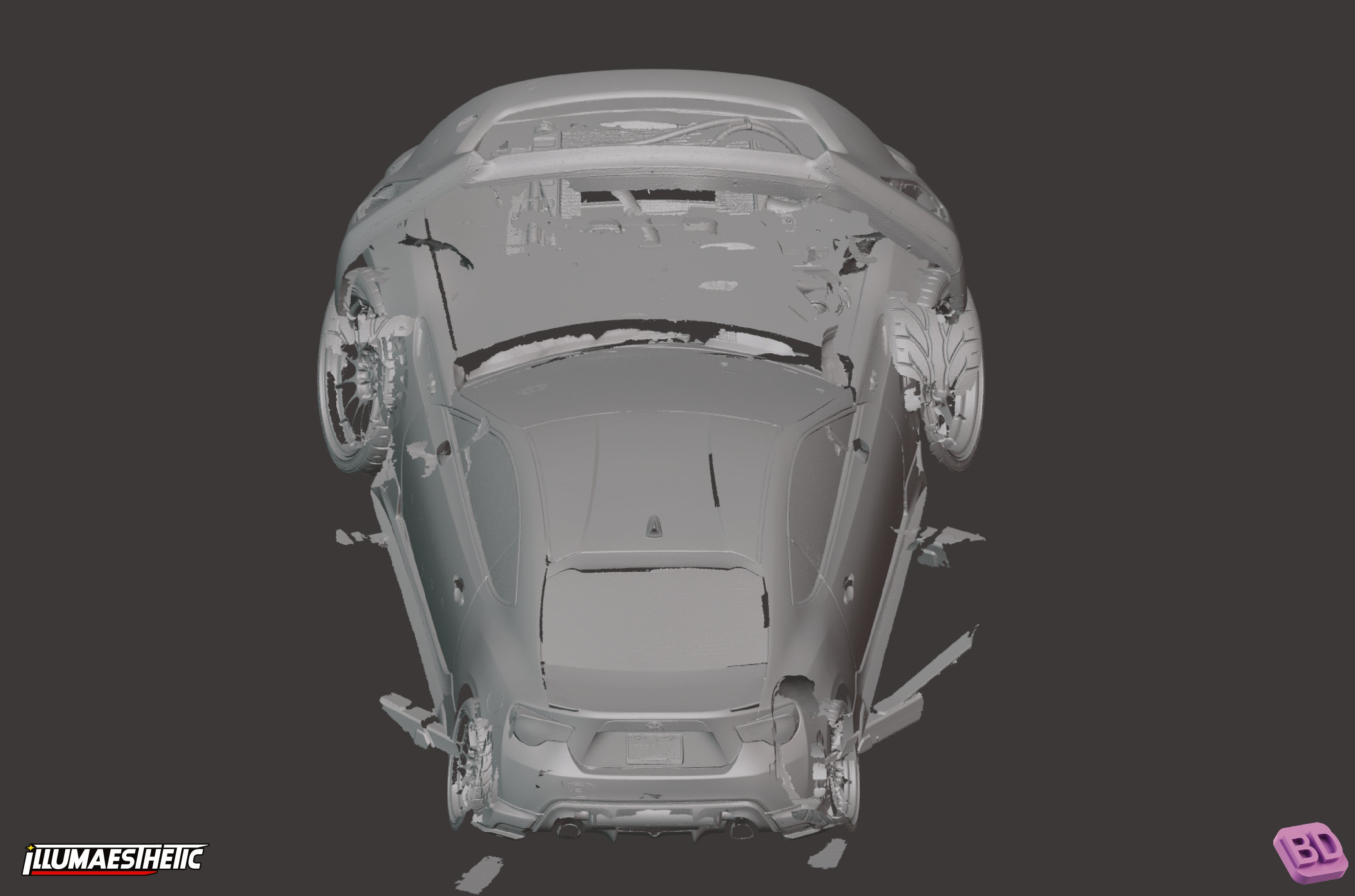 Subaru BRZ / Scion FRS / Toyota GT86 (ZC6 / ZN6) 3D Scan (2013-2020)