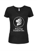 Stratton Oakmont Logo Juniors V Neck T-Shirt