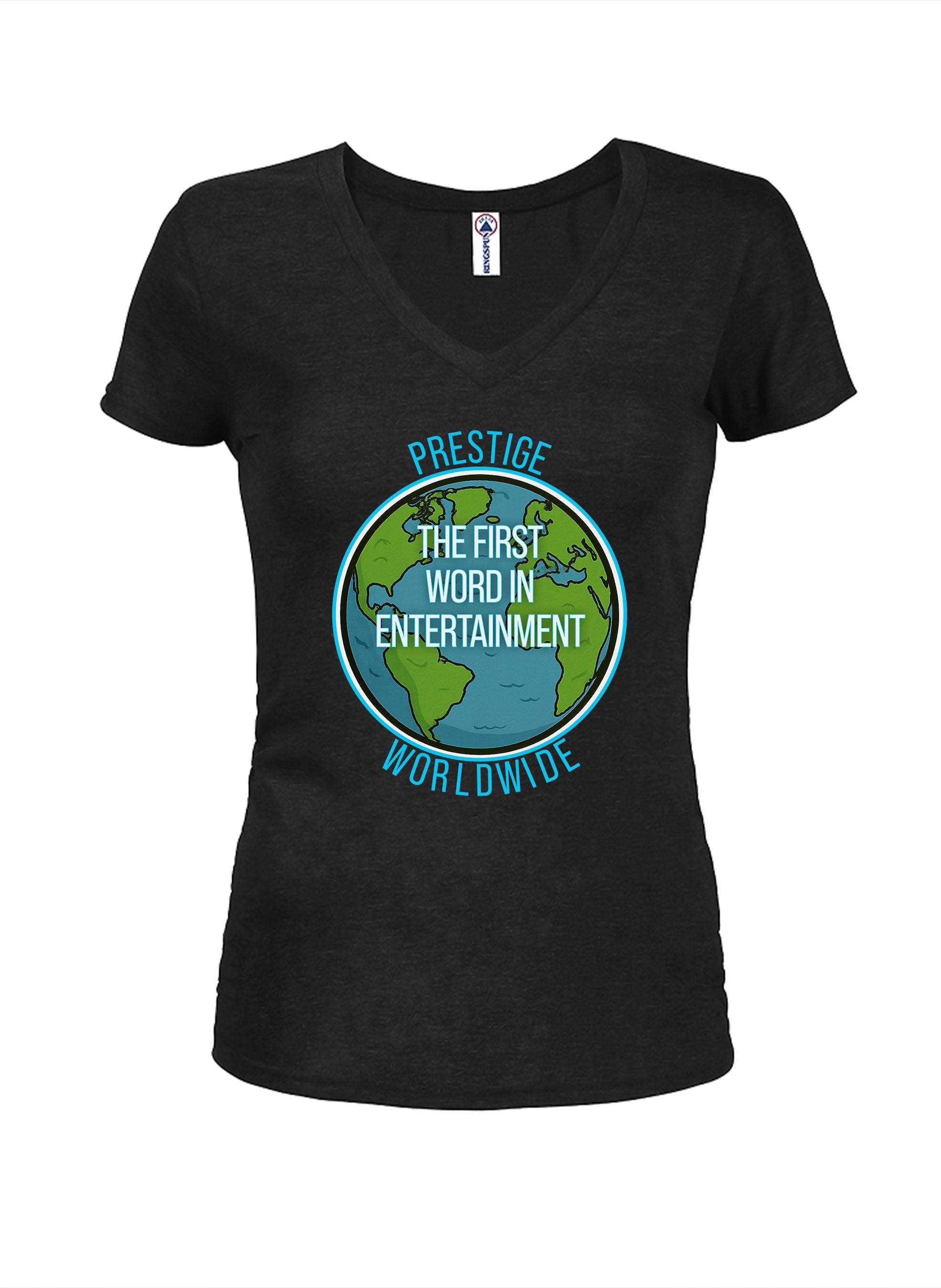 Prestige Worldwide Juniors V Neck T-Shirt