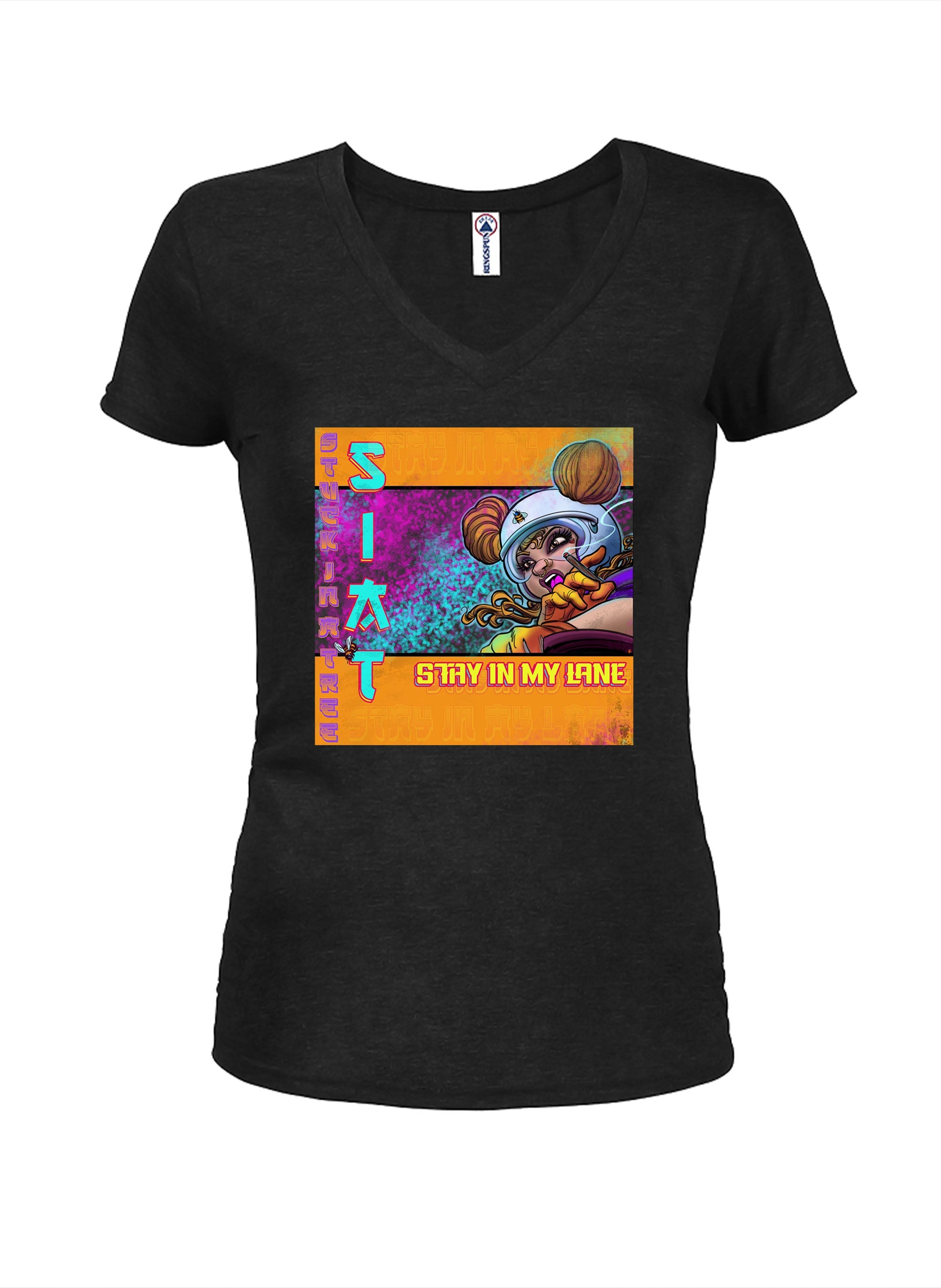 Stay In My Lane Pop Art T-Shirt