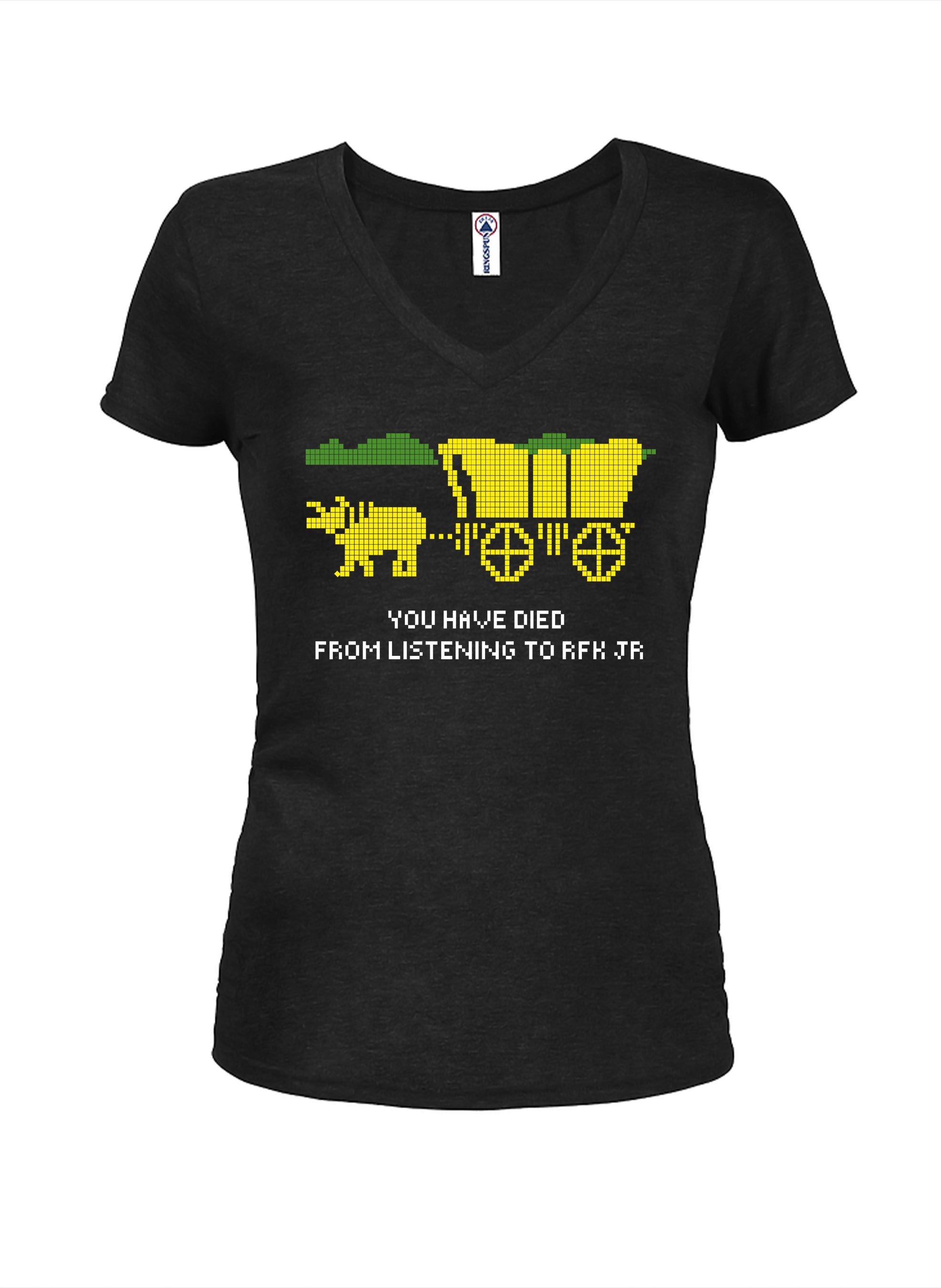 RFK Oregon Trail Juniors V Neck T-Shirt
